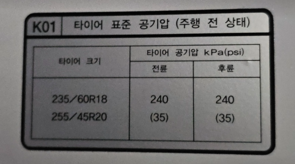 리페어 키트로 타이어 공기 넣기