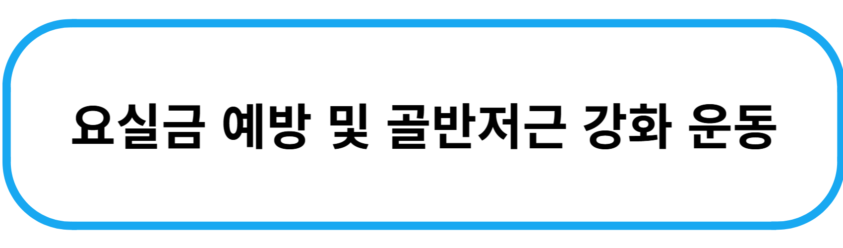 요실금에 좋은 골반저근 운동