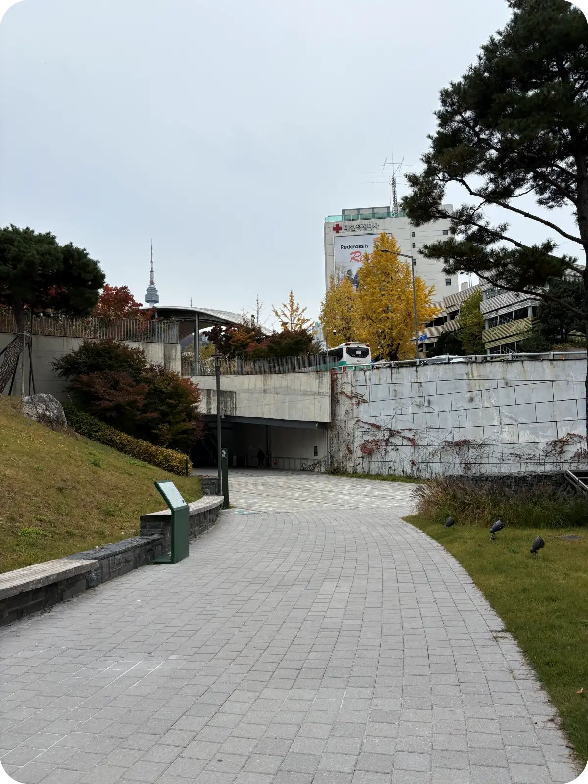 남산타워로 올라가는 길 초입3