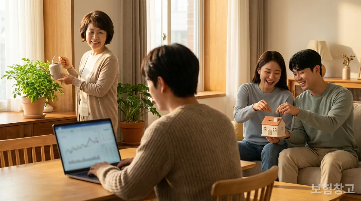 다양한 저축성 보험의 종류와 특징을 보여주는 이미지