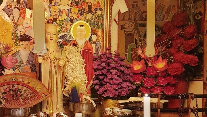 인천 성수당 내부 꽃