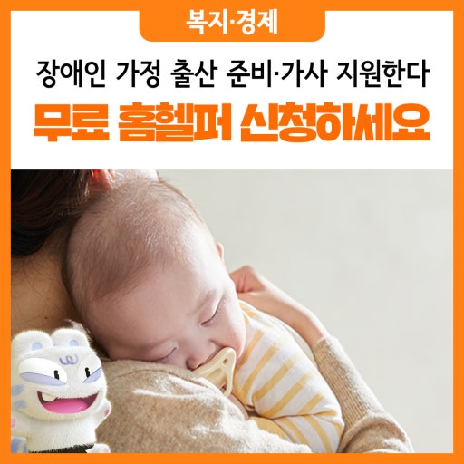 장애인가정 홈헬퍼 지원사업