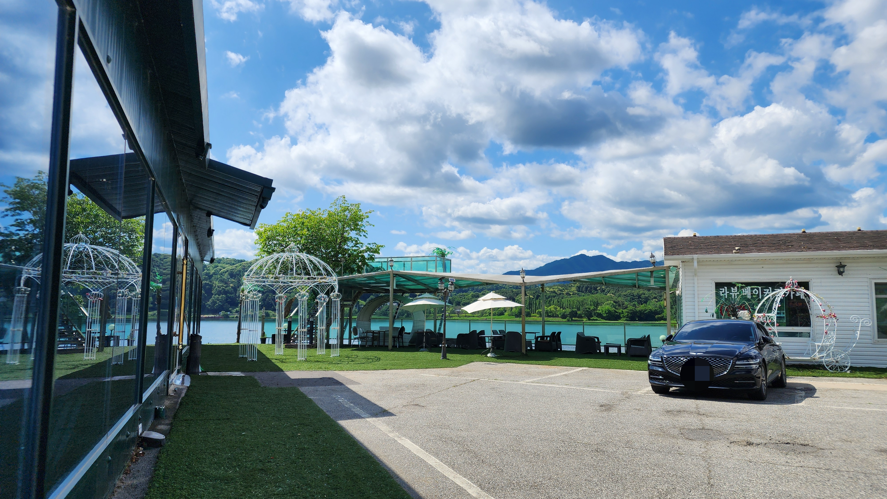 양평 가족여행 강뷰 카페