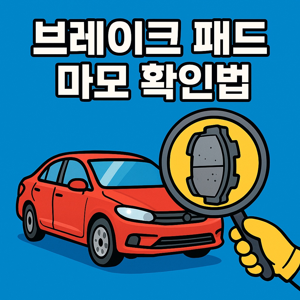 브레이크 패드 마모 확인법