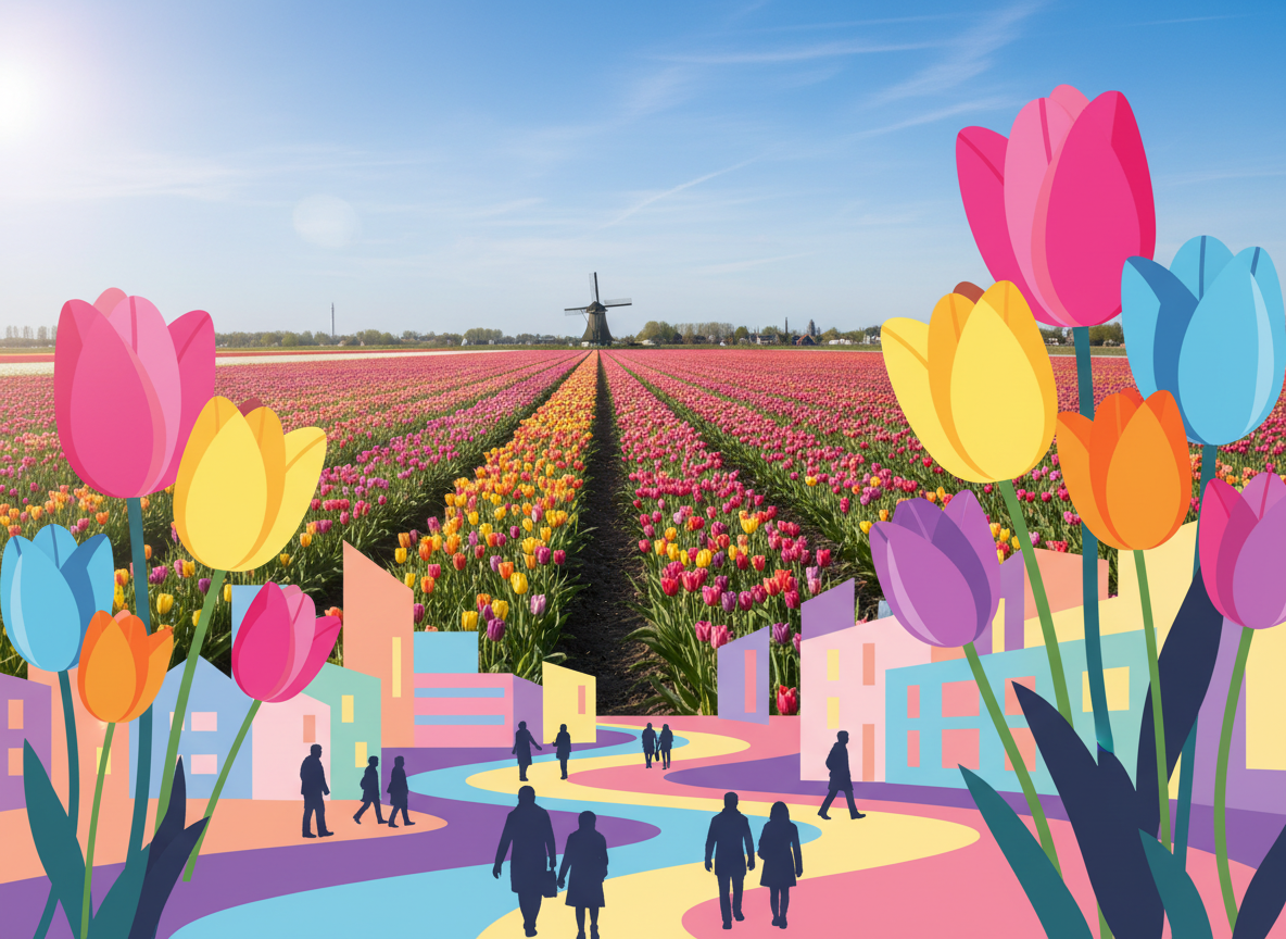 네덜란드 튤립 축제 큐켄호프 예약