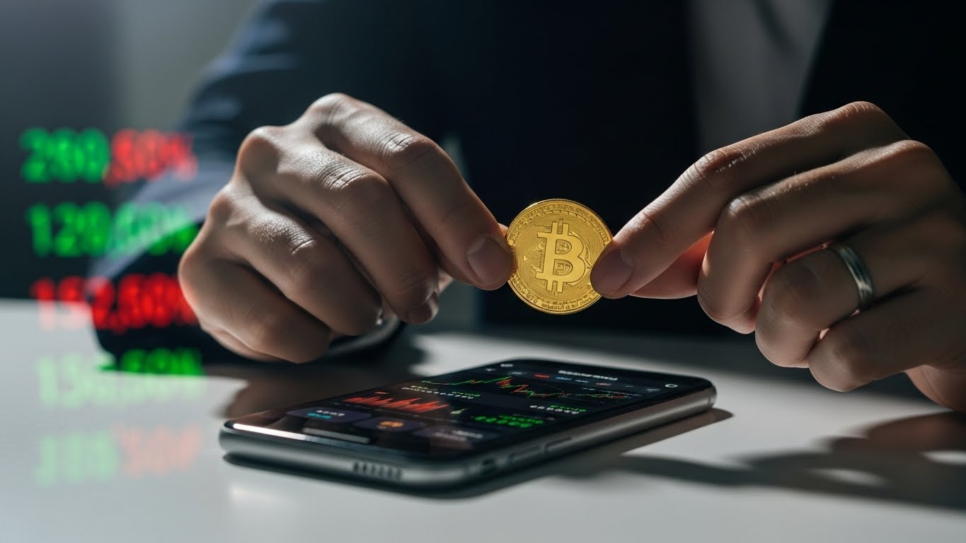 경기 침체 리스크에 대비하여 금과 가상자산 등 대체 자산으로 포트폴리오를 다변화하는 모습