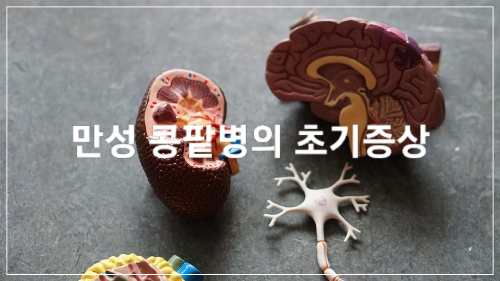 만성 콩팥병의 초기 증상