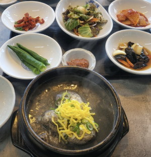 산에서온 삼계탕과 낙지