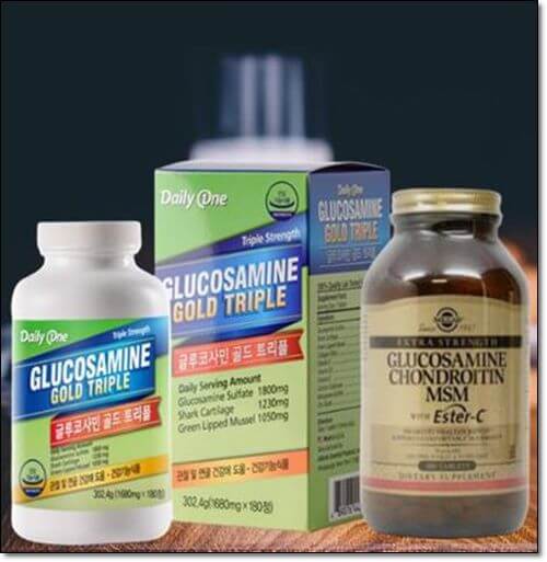 글루코사민 콘드로이친 보충제 