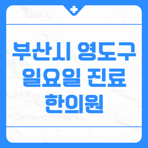부산시 영도구 일요일 진료 한의원