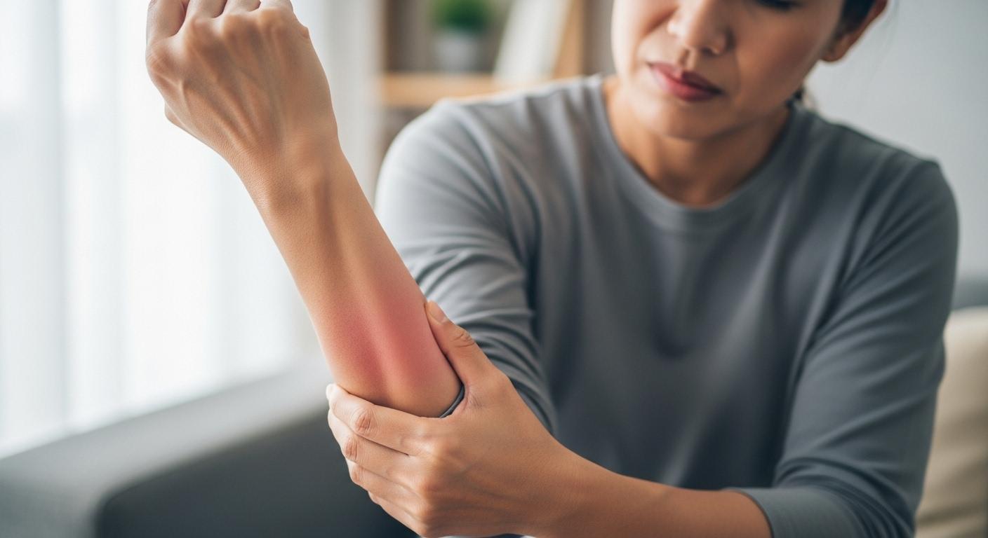 팔뚝살이아픈이유