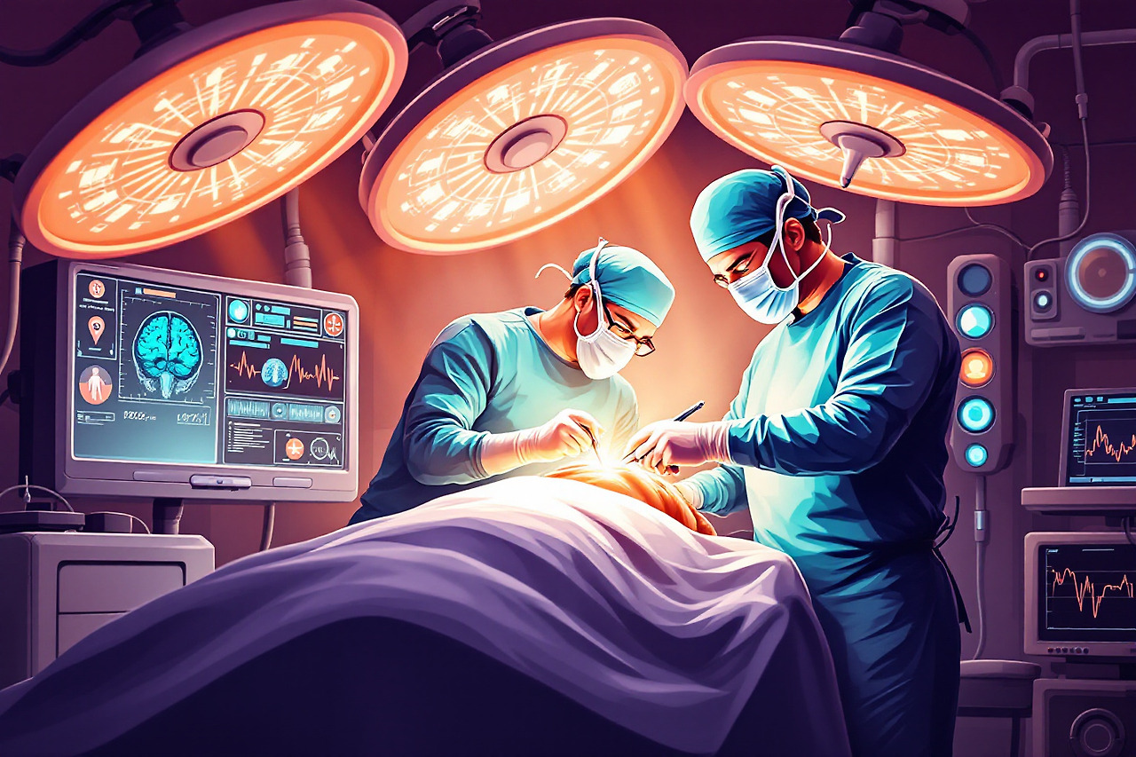 수술하는 의사들