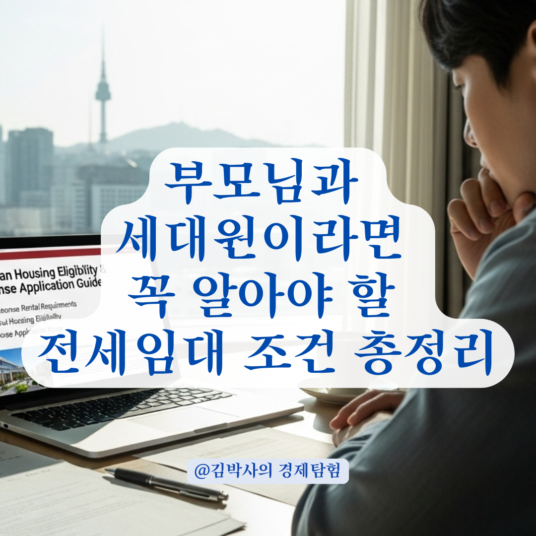 세대원인 부모님도 전세임대 신청 가능할까? SH·LH 분리 입주 조건 총정리.