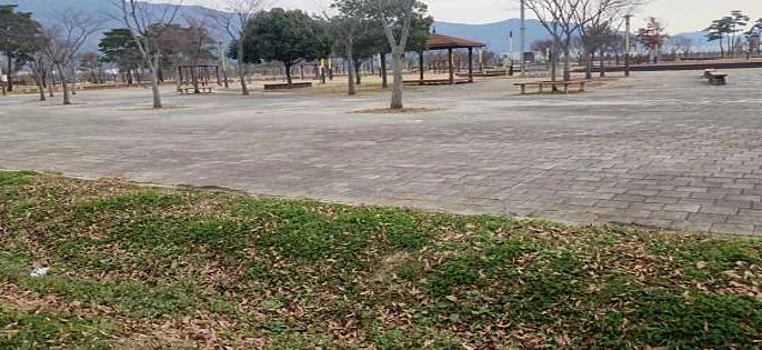 황산공원 미니기차