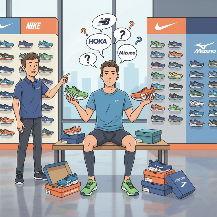 무릎 통증 잡는 브랜드별 러닝화 비교