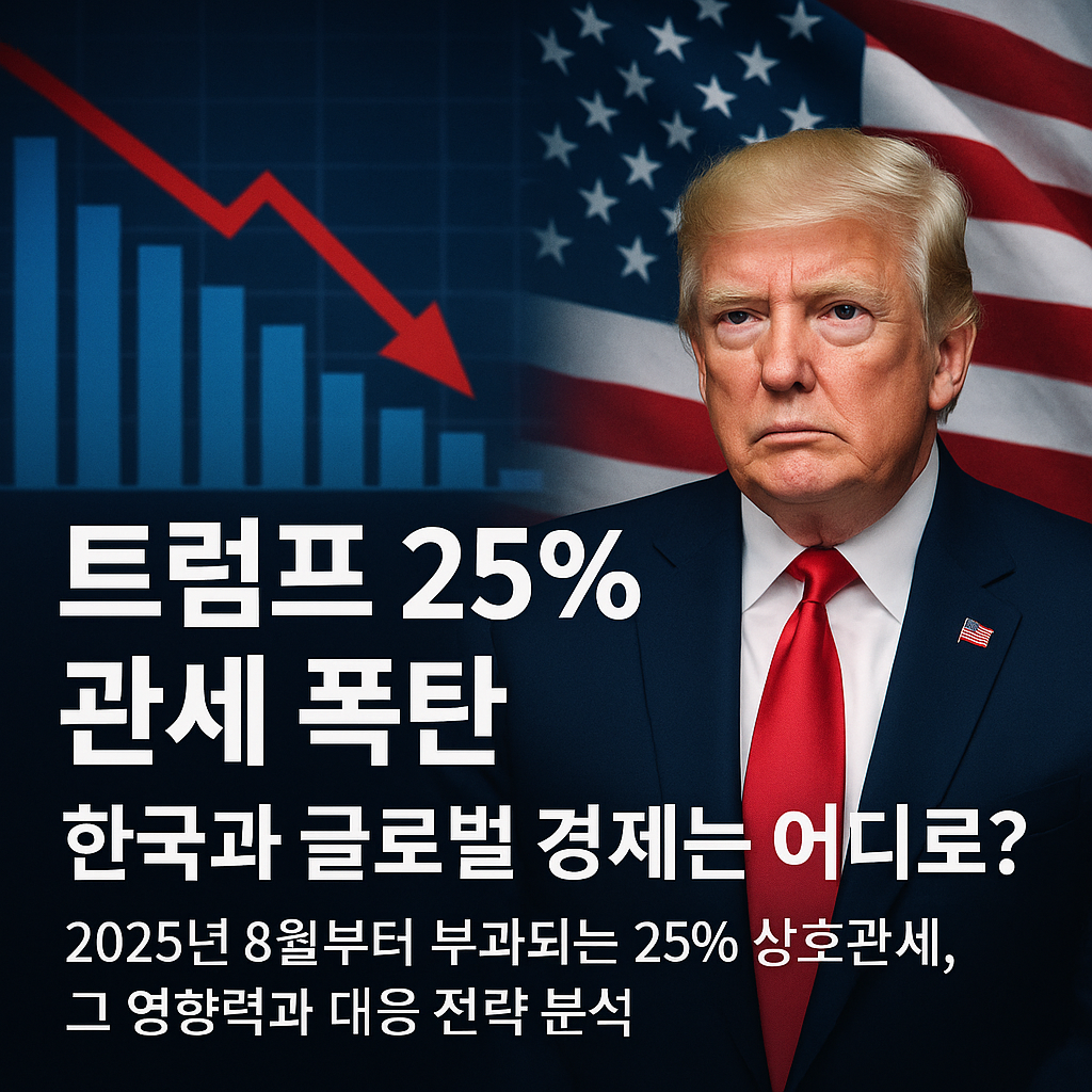 트럼프 25% 관세 폭탄, 트럼프상호관세