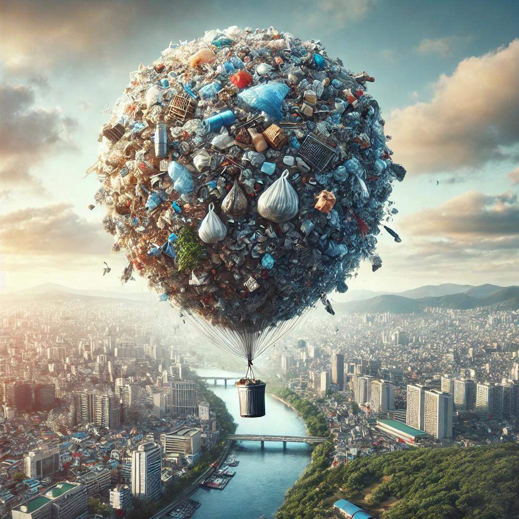 북한 쓰레기 풍선