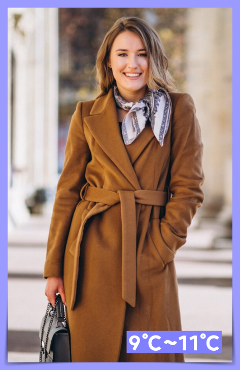 날씨별 옷차림 9도
