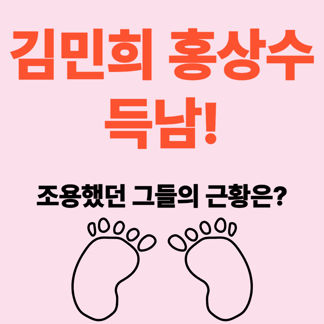 김민희 홍상수 득남