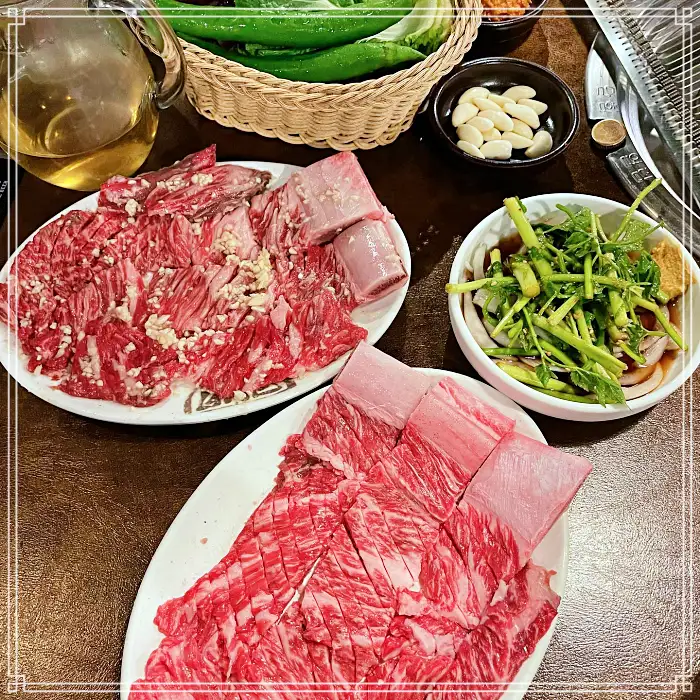 대구 달서구 월광 수변공원 맛집 한우 소갈비 숯불구이
