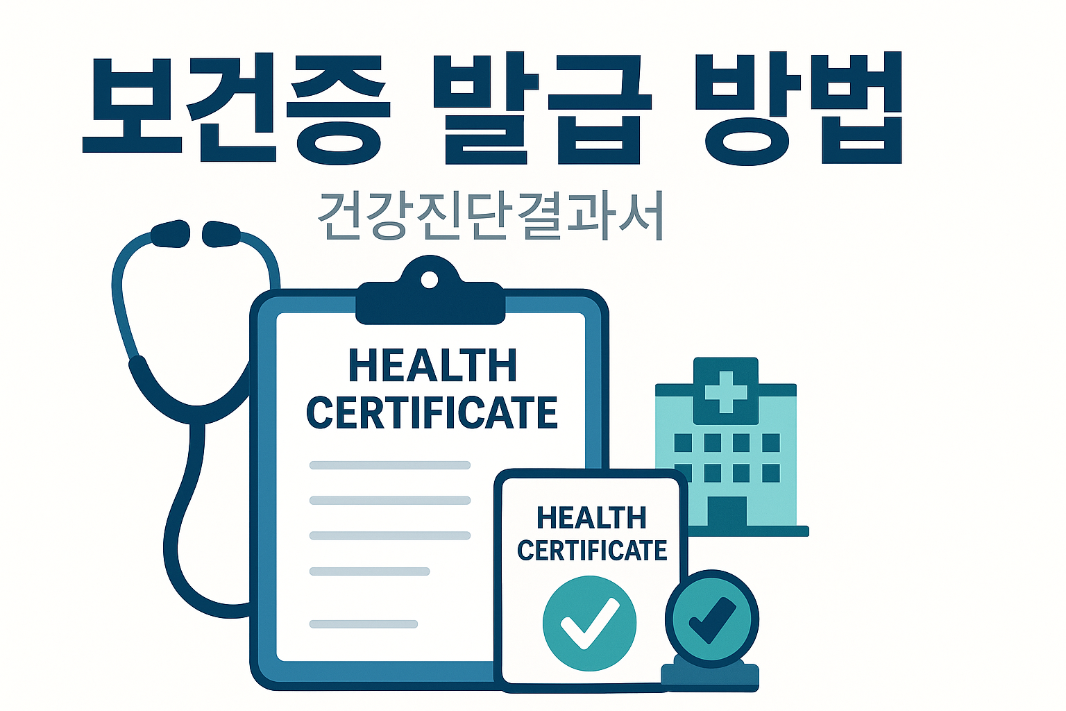 보건증(건강진단결과서) 발급 방법