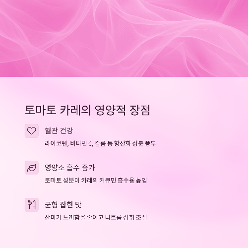 상큼한 매력, 토마토 카레의 모든 것