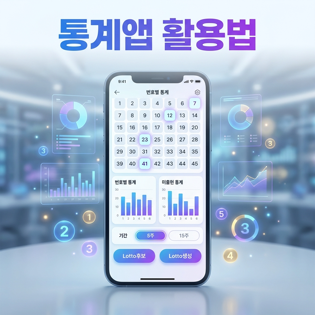 로또번호 자동생성 - 무료 행운번호 자동 반자동 로또 생성기
