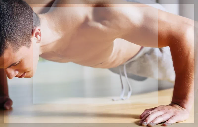 상완근 운동 팔 굽혀 펴기