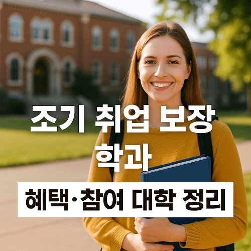 조기 취업형 계약학과 지원 절차/혜택/참여 대학 정리