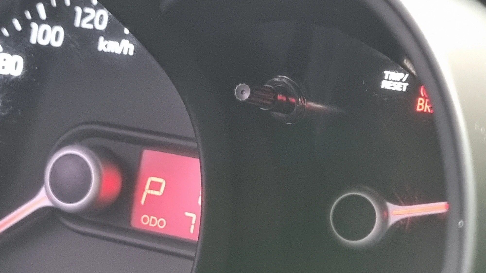 모닝 계기판 설정 스위치