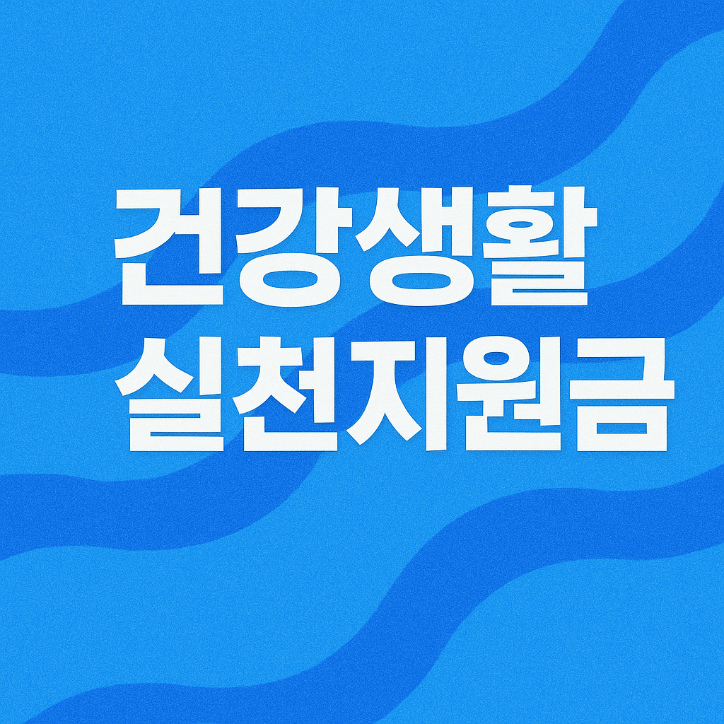 건강생활실천지원금