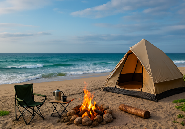 바닷가 캠핑 관련 사진
