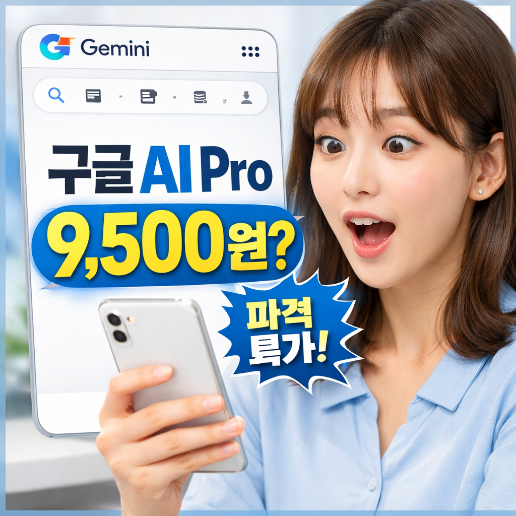 구글 AI 제미나이, 지금은 월 9,500원으로 시작