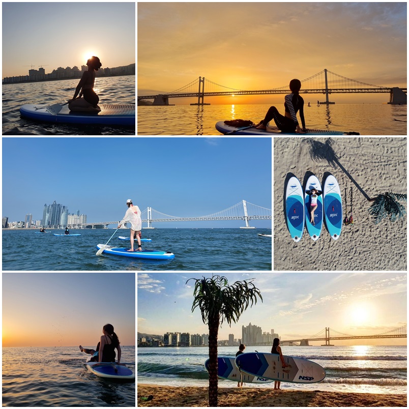 부산 광안리 SUP 요가: 도심 속 바다에서 찾는 마음의 평화