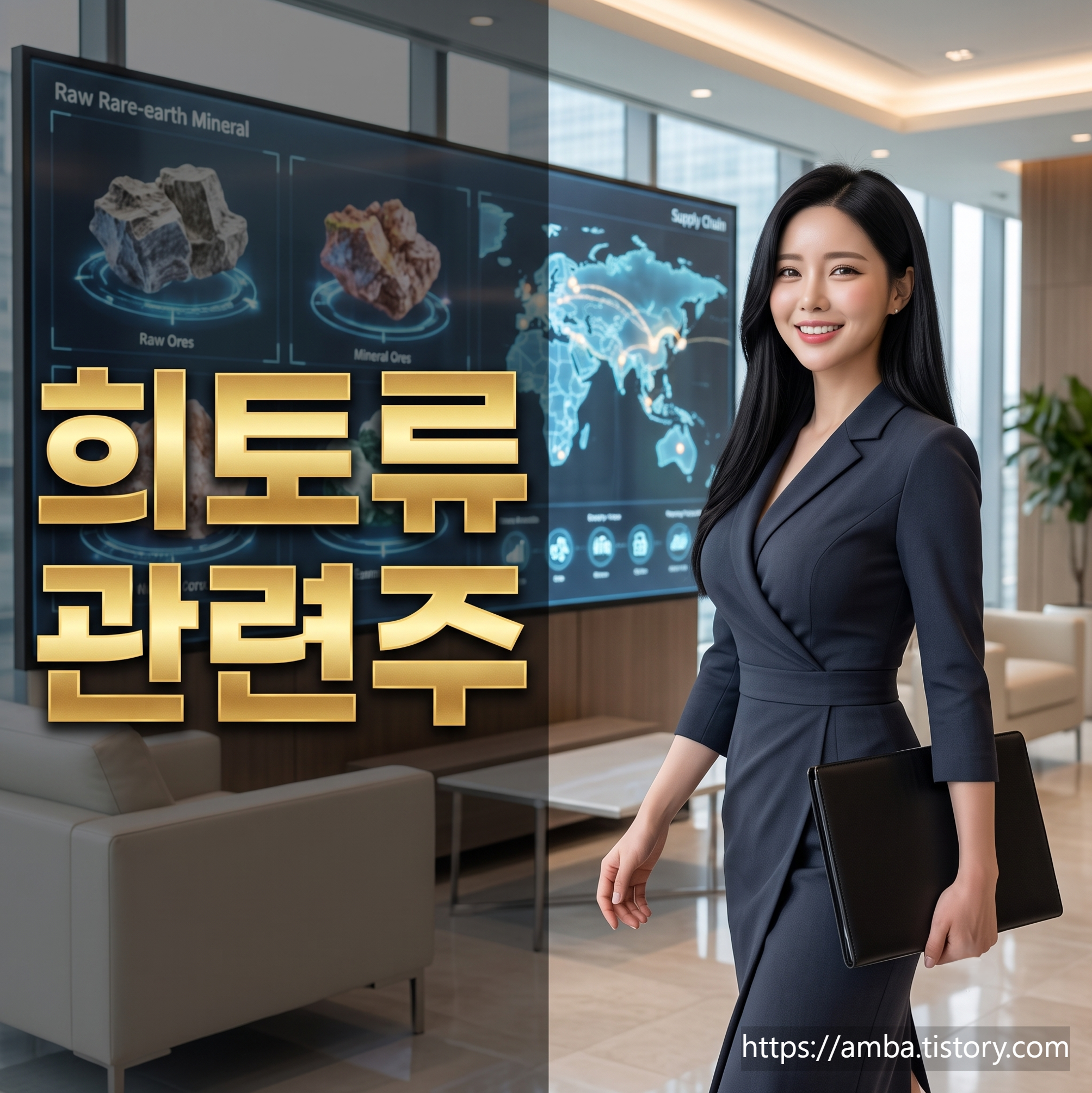 희토류 관련주와 여성 전문가