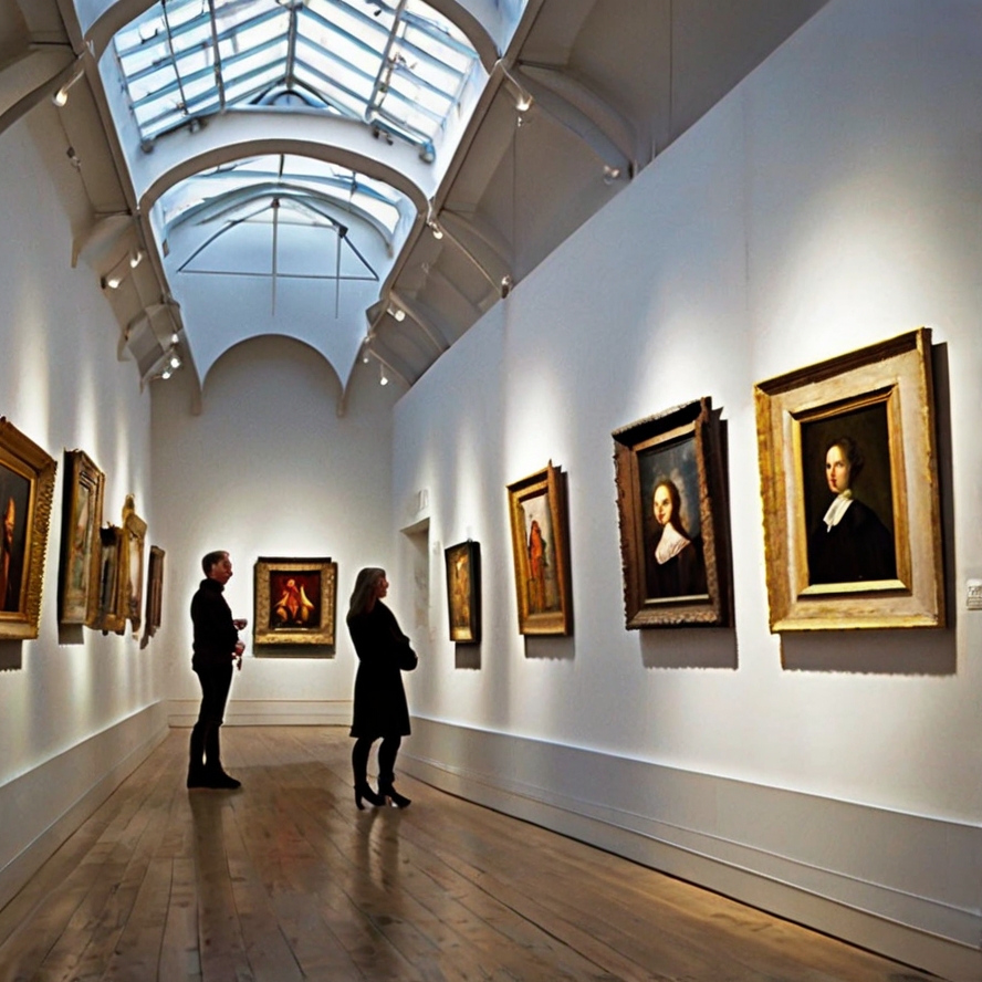 맨체스터 미술관을 형상화한 이미지