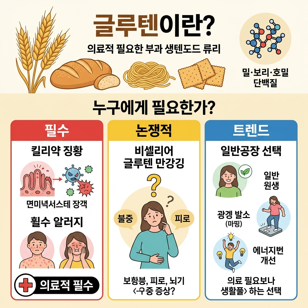 글루텐 프리 식단 정말 필요할까, 내 몸 기준 판단법