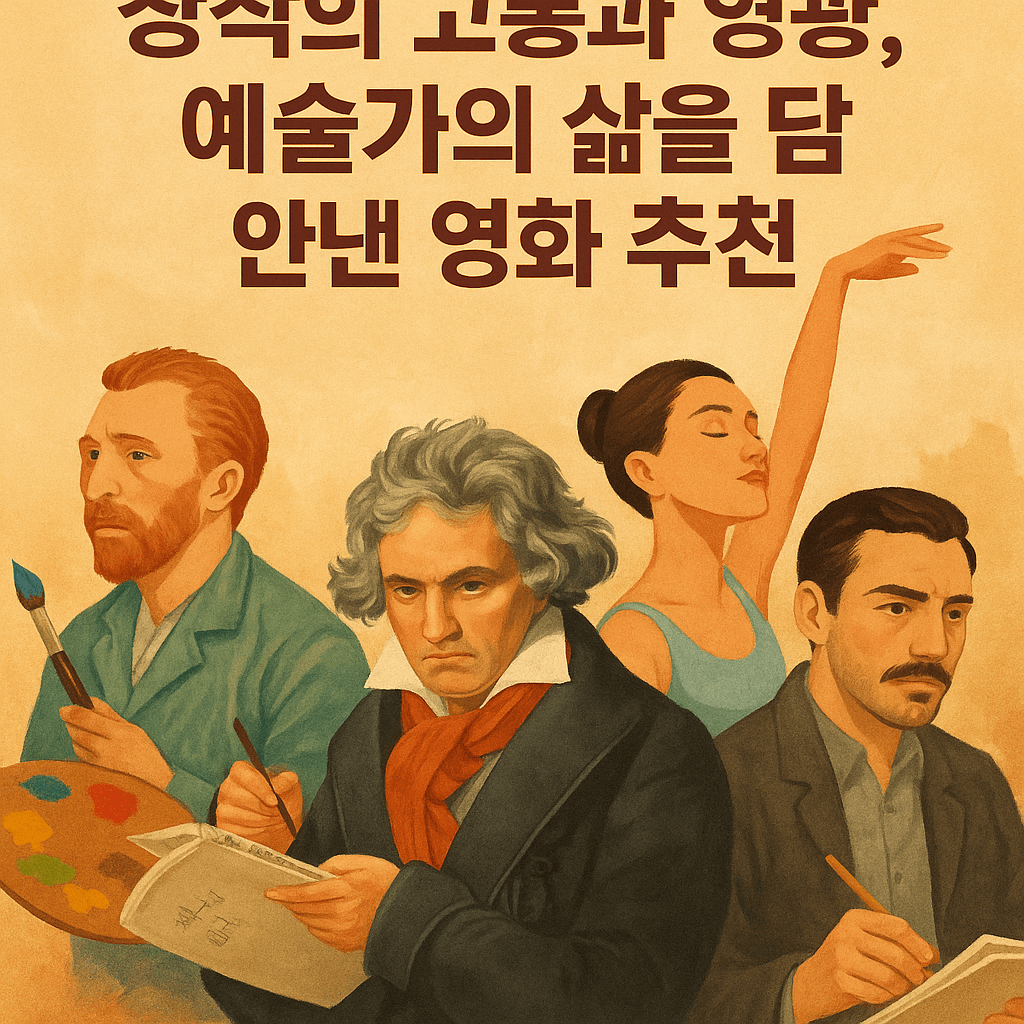 창작의 고통과 영광, 예술가의 삶을 담아낸 영화 추천