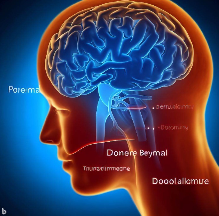 해마 혈류(made by Bing)