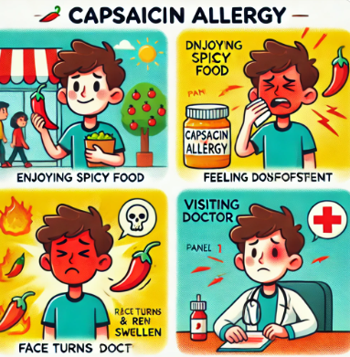캡사이신 알레르기 관련 사진