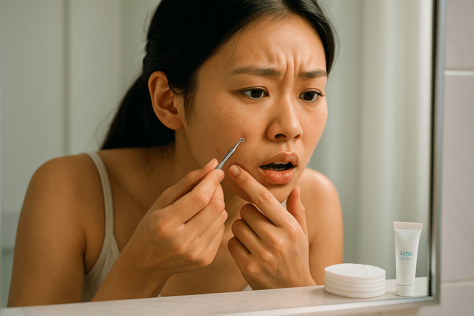 여드름 압출 어떻게 해야 할까? 압출 방법과 압출 후 관리법