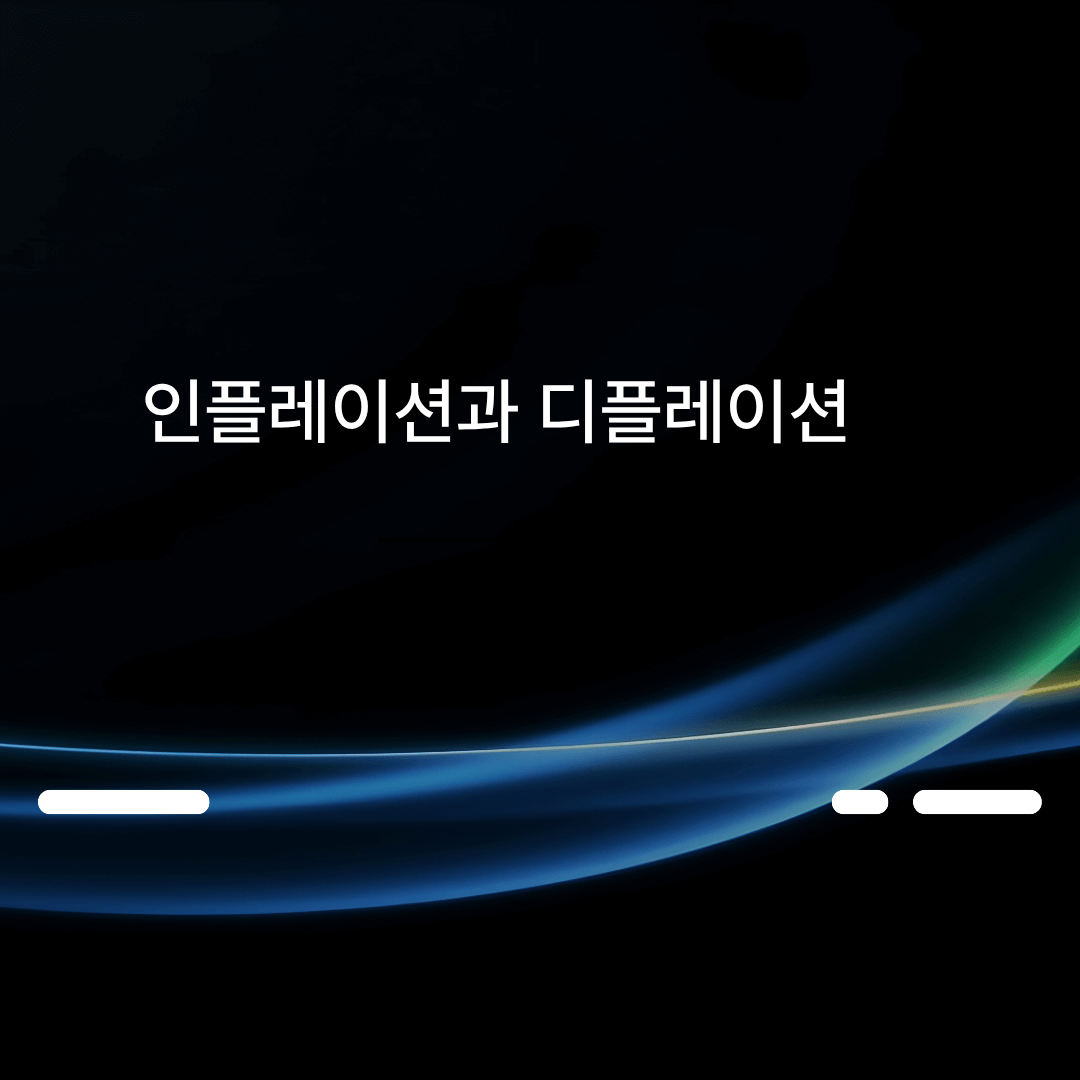 인플레이션과 디플레이션