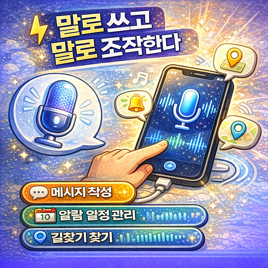 음성 입력과 음성 명령 활용 방법