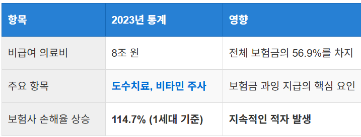 비급여 의료비 통제의 부재