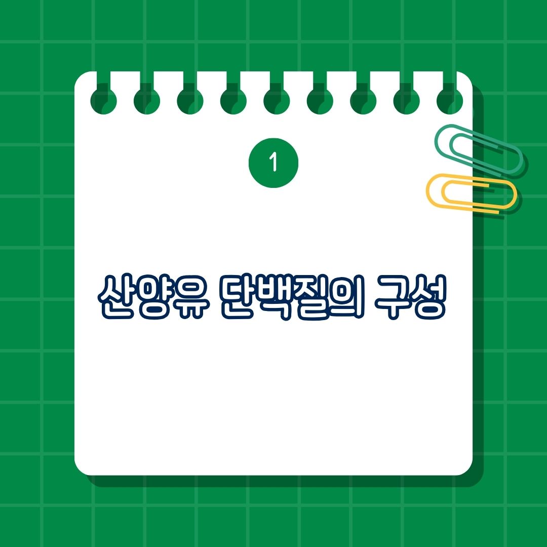 산양유 단백질의 구성은 카제인(casein), 유청 단백질(whey protein)