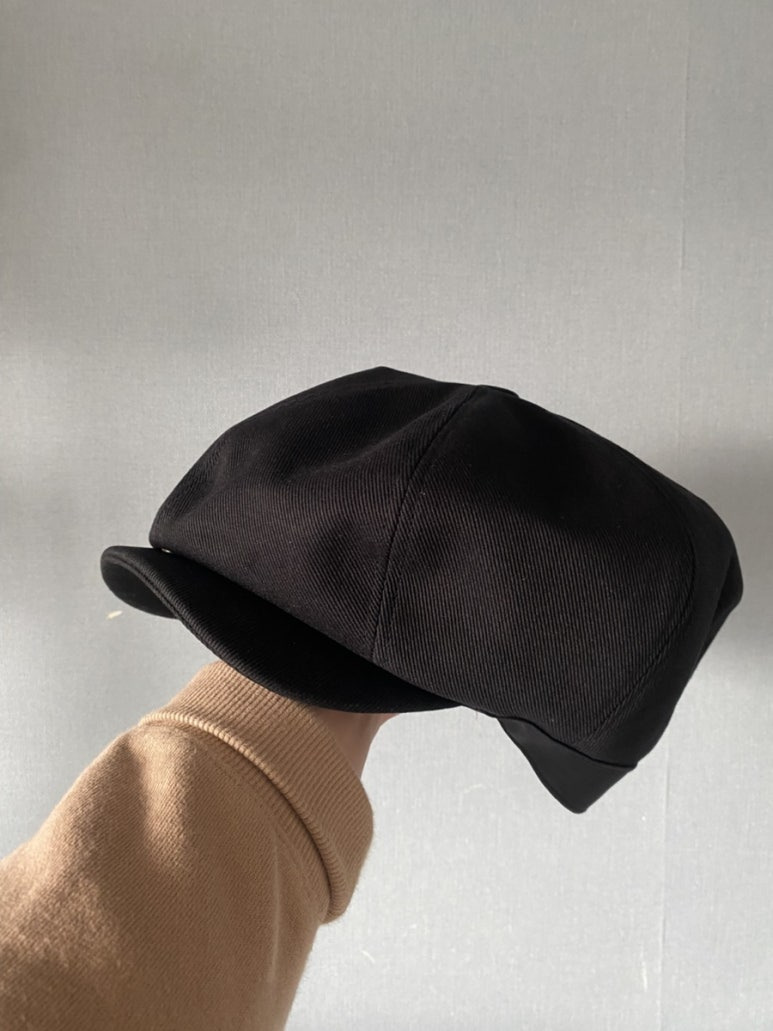 밀리어네어햇(MILLIONAIRE HATS) vintage cotton CLASSIC BIG APPLE HAT VINTAGE BLACK 헌팅캡 베레모 빈티지헌팅캡 빈티지베레모