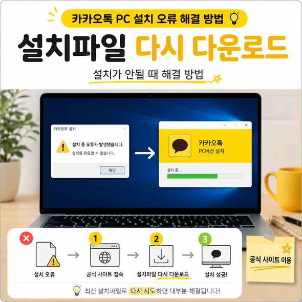 카카오톡 pc버전 다운로드