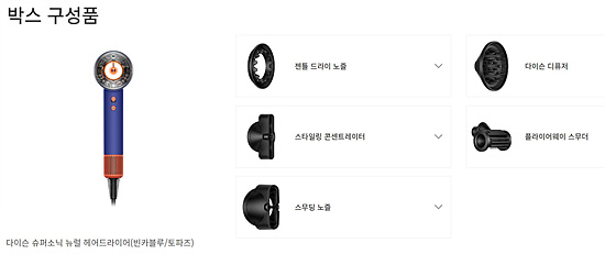 다이슨 뉴럴 5개의 노즐 , 출처)다이슨