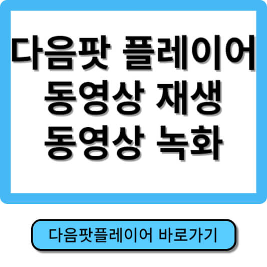 다음팟플레이어