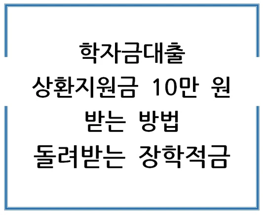 학자금대출-상환지원금-10만-원-받는-방법–돌려받는-장학적금